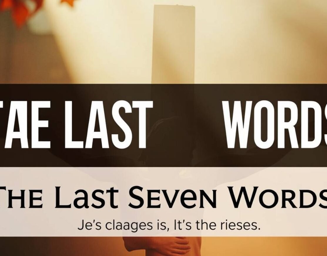 Last Seven Words of Jesus on the Cross (7) | Last 7 Words” (or sayings) of Jesus on the cross (Part A)