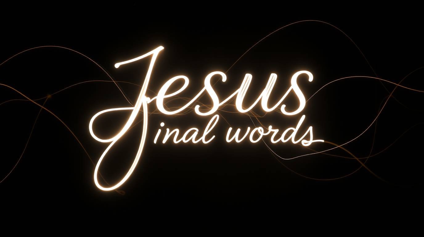 Last Seven Words of Jesus on the Cross (7) | Last 7 Words" (or sayings) of Jesus on the cross (Part B)