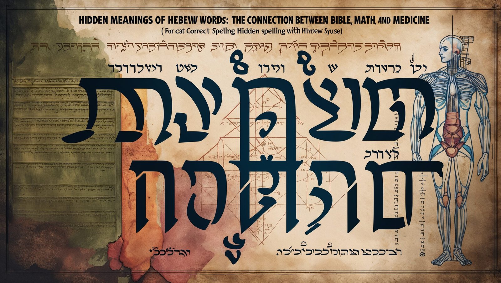 Hidden Meanings of 10 Hebrew Words: The Connection Between Bible, Math, and Medicine