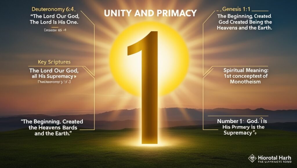 Biblical Numerology: The Profound Significance of the Number One