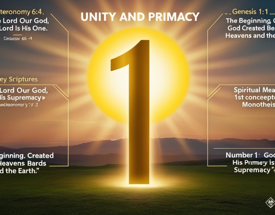 Biblical Numerology: The Profound Significance of the Number One