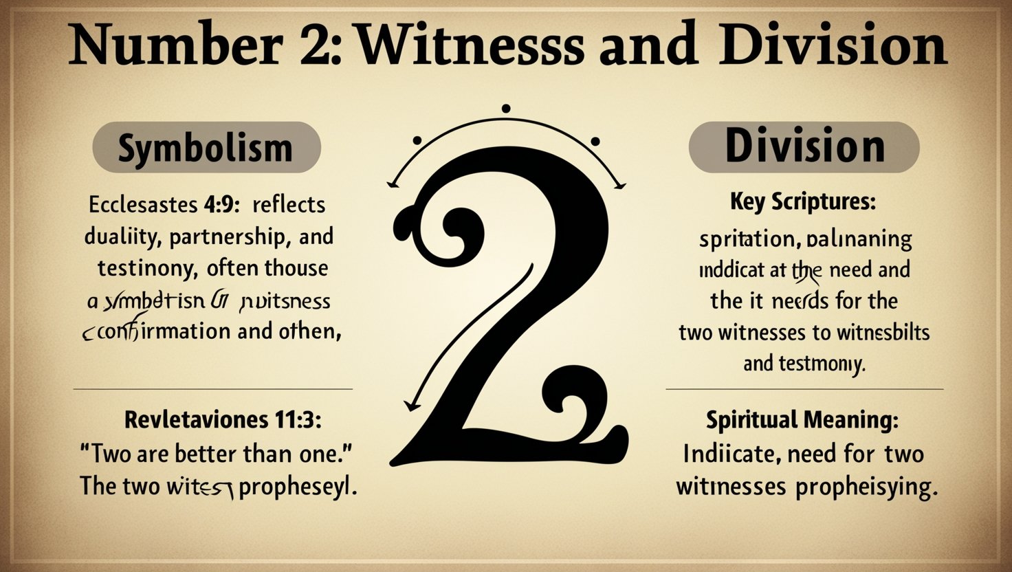  The Significance of the Number 2 in the Bible