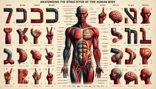 Anatomy: Understanding the Structure of the Human Body And Hebrew Alphabet