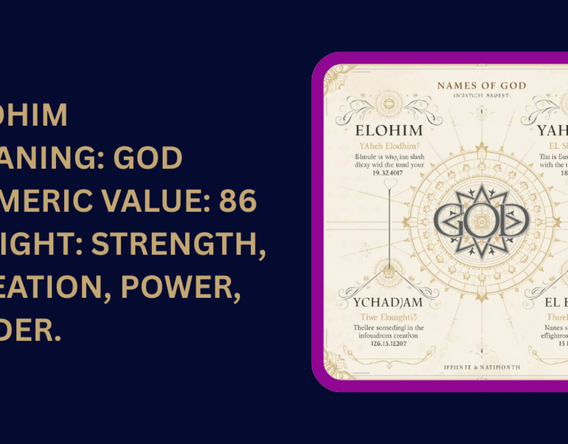 THE NAMES OF GOD BIBLE AND BIBLICAL NUMEROLOGY, A COMPLETE STUDY