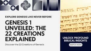 GENESIS CHAPTER ONE, GOD’S CREATION AND THE 22–7–8 DIVINE PATTERN (GENESIS 1:1-31)