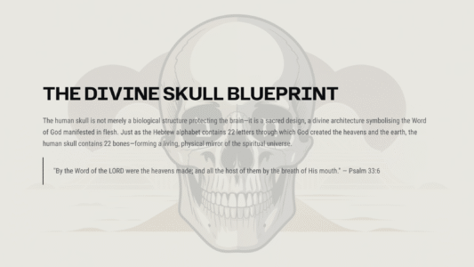 Explore the 32 Paths of Wisdom, Kabbalah, and Scripture, and understand the deep connection between the 22 skull bones and the 22 Hebrew alphabet letters. Learn how divine order links spirituality, anatomy, and biblical wisdom in Part 2.