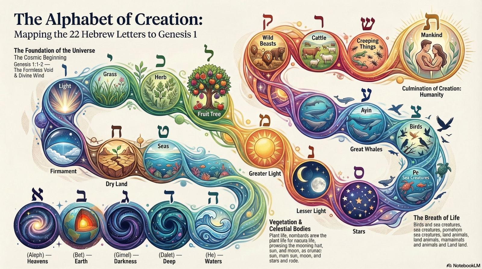 The Divine Geometry of the 22 Hebrew Letters: A Comprehensive Study Guide